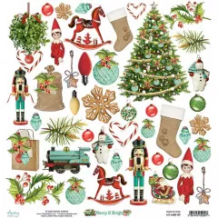 Mintay Merry and Bright 12x12 Paper Pad