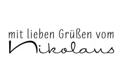 Stempel - mit lieben Grüßen vom Nikolaus