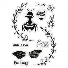 Clear Stamps - Bee-Youtiful Collection Build a Bee