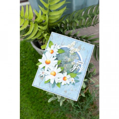 Delightful Daisies 9x12inch Flower Forming Foam