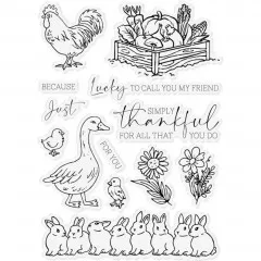 Clear Stamps - Farmhouse Simply Thankful