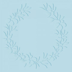 Embossing Folder - Farmhouse Foliage Wreath