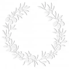 Embossing Folder - Farmhouse Foliage Wreath