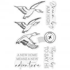 Clear Stamps and Die - Farmhouse Flying By To Say Hi