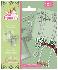 Clear Stamps, Cutting Die - Garden Gnomes Swing