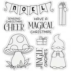 Clear Stamps, Die and Stencil Set - Gnome Collection Child