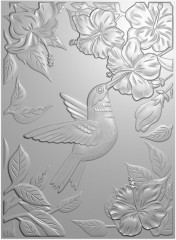 3D Embossing Folder - Heavenly Hummingbird