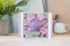 Clear Stamps and Cutting Die - Hummingbird Fragrant Florals