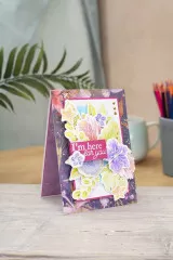 Clear Stamps and Cutting Die - Hummingbird Fragrant Florals