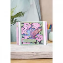 Hummingbird 8x8 Vellum Paper Pad