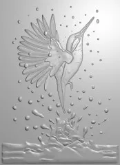 Embossing Folder - Natures Garden - Kingfisher Collection - Halcyon Daze