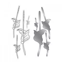 Clear Stamps and Die Set - Lily Calla Lily Stem