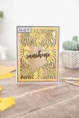 Clear Stamps and Cutting Die - Sunflower Collection Hello Sunshi