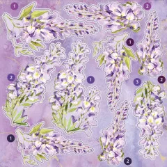 Wisteria Collection 6x6 Decoupage Topper Pad