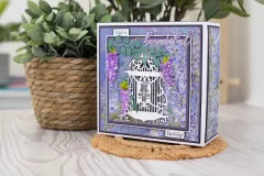 Clear Stamps and Cutting Die - Wisteria Collection Life is Beautiful