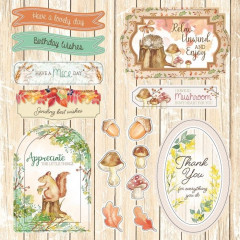 Woodland Friends 12x12 Vellum Pad