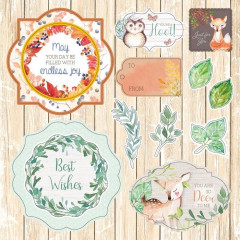 Woodland Friends 12x12 Vellum Pad