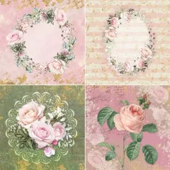 Vintage Rose - 8x8 Topper Pad