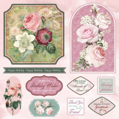 Vintage Rose - 8x8 Topper Pad