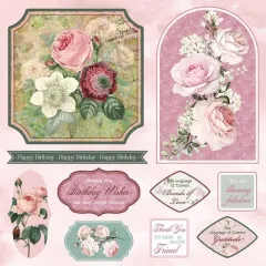 Vintage Rose - 8x8 Topper Pad