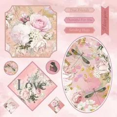 Vintage Rose - 8x8 Topper Pad