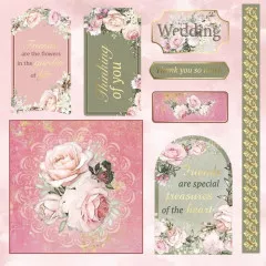 Vintage Rose - 8x8 Topper Pad