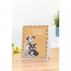 Clear Stamps and Metal Die - Nitwit Pawsitivity Furr-ever