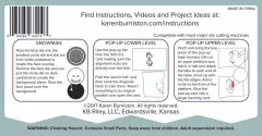 Karen Burniston Dies - Snowman Twist Circle Pop-Up