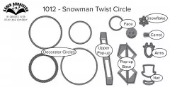 Karen Burniston Dies - Snowman Twist Circle Pop-Up