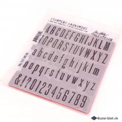 Cling Stamps by Tim Holtz - Tall Text