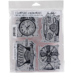 Cling Stamps Tim Holtz - Vintage Things Blueprint