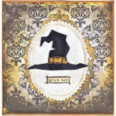 Tim Holtz Cling Stamps - Halloween Blueprint 3