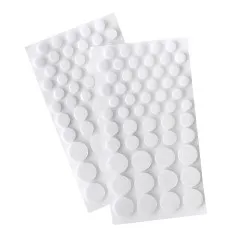 Sticky Adhesive Foam Pads - White