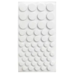 Sticky Adhesive Foam Pads - White