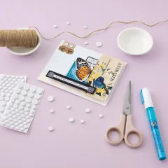 Sticky Adhesive Foam Pads - White