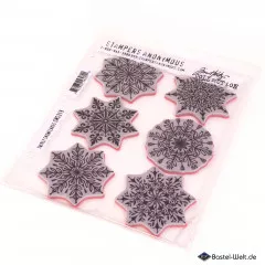 Cling Stamps by Tim Holtz - Swirly Snowflakes