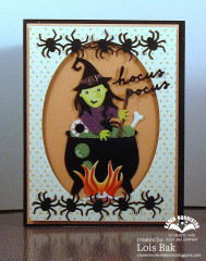 Karen Burniston Die - Small Script - Halloween