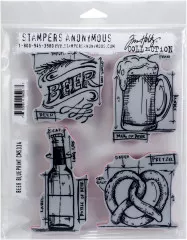 Cling Stamps Tim Holtz - Beer Blueprint