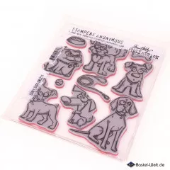 Cling Stamps by Tim Holtz - Crazy Dogs