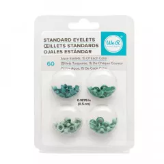 Eyelets Sortiment - Aqua