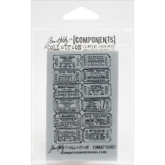 Cling Stamps Tim Holtz - Ticket