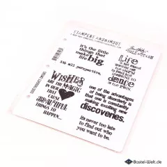 Cling Stamps by Tim Holtz - Good thoughts