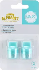 We R Memory Keepers Mini Alphabet Blades Refill