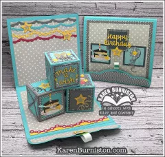 Karen Burniston Die - Surprise Cube Pop-Up