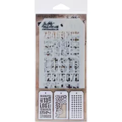 Tim Holtz Mini Layered Stencil Set 1