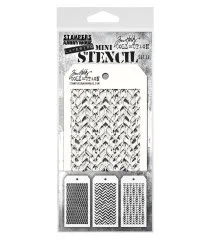 Tim Holtz Mini Layered Stencil Set 12