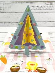 Karen Burniston Die - Christmas Trees Pop Stand