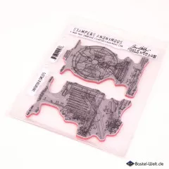 Cling Stamps by Tim Holtz - Inventor No. 8