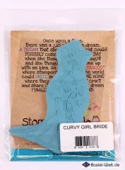 Stamping Bella Cling Stamps - Curvy Girl Bride