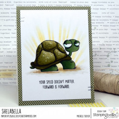 Stamping Bella Cling Stamps - Oddball Turtle